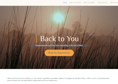 Back to You - Compassionate grief and loss counselling in the Isle of Man